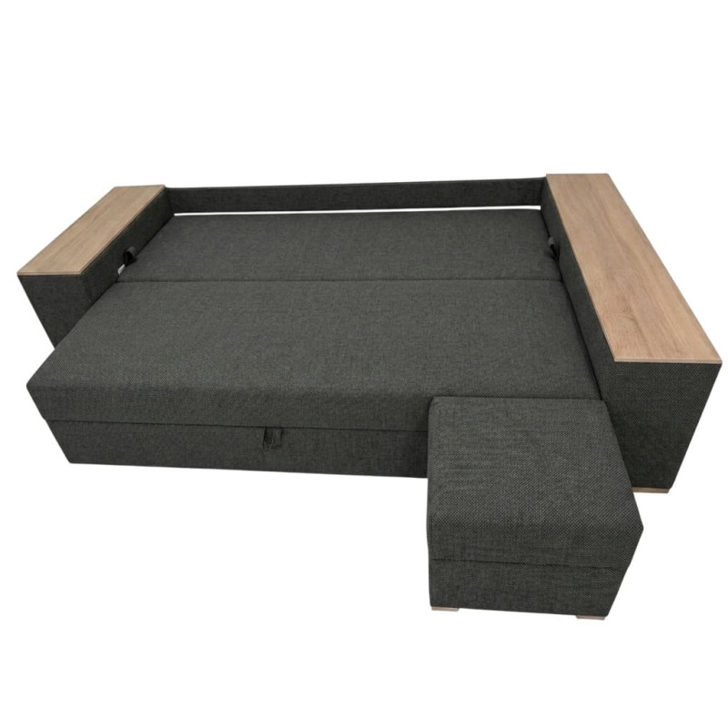 Кутовий ортопедичний диван Мекко Cube Comfort 2650x1600 Lux тканина Bagama 32 (MEK-161756)