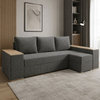 Кутовий ортопедичний диван Мекко Cube Comfort 2650x1600 Lux тканина Bagama 32 (MEK-161756)