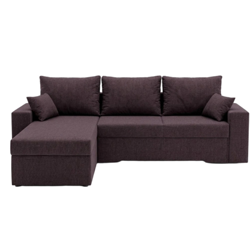 Кутовий ортопедичний диван Мекко Epoh 3000х1800 Lux II категорія Austin 7 Aubergine (MEK-161606)
