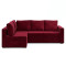 Кутовий ортопедичний диван Мекко Lincoln 2400*1500 Lux II категорія Allure Premium Wine (MEK-161276)