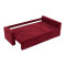Кутовий ортопедичний диван Мекко Lincoln 2400*1500 Lux II категорія Allure Premium Wine (MEK-161276)