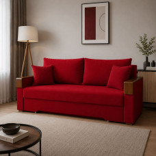Ортопедичний розкладний диван Мекко Reston Maxi 2300×1030 Gold I категорія Riviera 061 (MEK-161436)