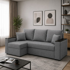 Кутовий ортопедичний диван Мекко Senator 2500x1500 Lux Акційна тканина Bagama 46 (MEK-161736)