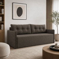 Ортопедичний диван Мекко Yes! 2050x860 Lux III категорія Austin 5 Fossil (MEK-161115)