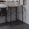 Стелаж-полиця Бафрум 401 Ferrum-decor для пральної машини 90x70,5x60,5 Чорний метал ДСП Дуб Кремона Канолло 16 мм (FRD-107573)