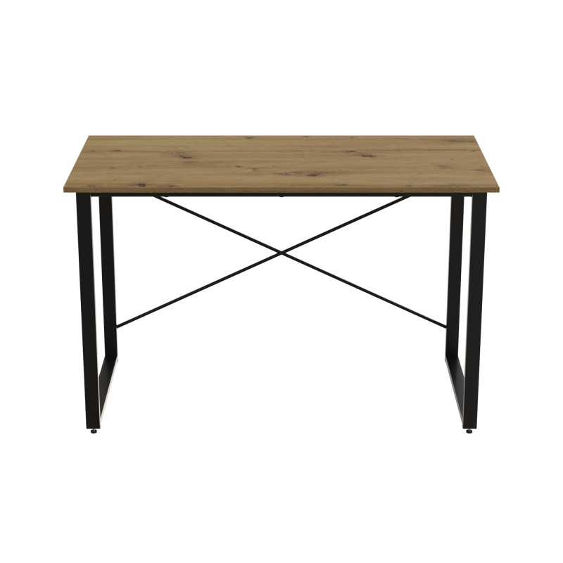 Комп'ютерний стіл Ferrum-decor Дейв 75x140x60 чорний ДСП Дуб Артизан 16 мм (FRD-107053)