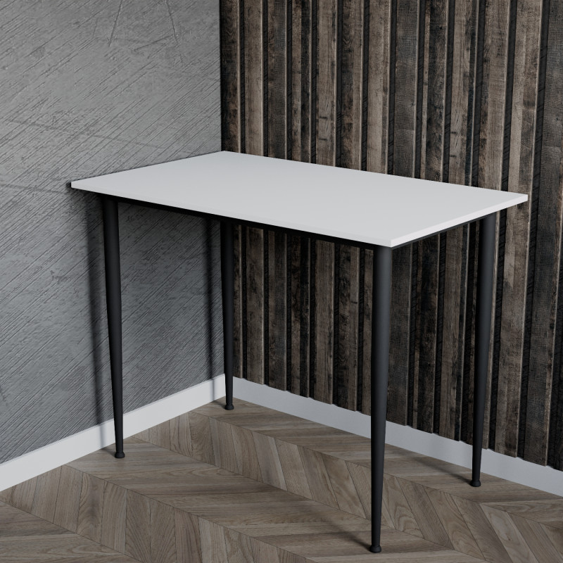 Універсальний стіл Prime Ferrum-decor 750x1000x600 Чорний метал ДСП Білий 16 мм (FRD-107623)