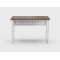 Стіл письмовий Майк Ferrum-decor 75x100x60 Білий метал ДСП Дуб Кремона Канолло 32 мм (FRD-108193)