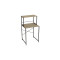 Стелаж-полиця Бафрум 402 Ferrum-decor для пральної машини 133,5x70,5x60,5 Чорний метал ДСП Дуб Сонома 16 мм (FRD-107363)