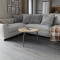 Журнальний круглий стіл OPTIMA 1 ніжки конусні Ferrum-decor 450x670x670 Чорний метал ДСП Дуб Евок Прибережний 16 мм (FRD-107533)