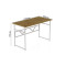 Комп'ютерний стіл Ferrum-decor Раян 75x120x60 білий ДСП Дуб Артизан 32 мм (FRD-107073)