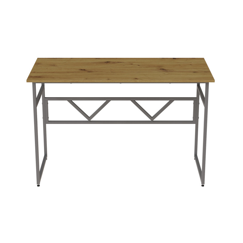 Комп'ютерний стіл Ferrum-decor Раян 75x100x60 сірий ДСП Дуб Артизан 16 мм (FRD-107063)