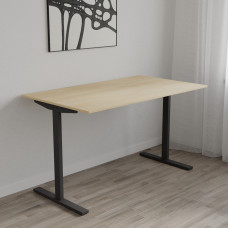 Стіл письмовий Space Ferrum-decor 750x1000x700 Чорний метал ДСП Дуб Кремона Торро 16 мм (FRD-107863)