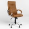 Крісло офісне поворотне Новий Стиль ELLY TILT CHR68 ECO-13 (Коричневий) (NWS-126670)