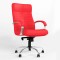 Крісло офісне поворотне Новий Стиль ORION STEEL LB CHROME (COMFORT) ECO-90 (Червоний) (NWS-126650)