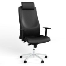 Крісло офісне поворотне Новий СтильSOLO UP R HR STEEL WA ST AL70 ECO-30 (Чорний) (NWS-127040)