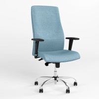 Крісло офісне поворотне Новий СтильSOLO UP R STEEL WA ST CHR68 CSE-20 (Блакитний) (NWS-127000)