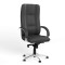 Крісло офісне поворотне Новий Стиль STAR STEEL CHROME ECO-30 (Чорний) (NWS-126770)