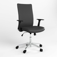 Кресло офисное поворотное Новый Стиль AIR R NET LUM CHROME SL AL70 ECO-30 (Черный) (NWS-125132)