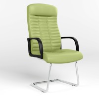 Конференционное кресло Новый Стиль BOSS KD CF CHROME ECO-45 (фисташковой) (NWS-125422)