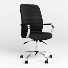 Крісло керівника Новий Стиль BRUNO (COMFORT+ANYFIX) P ECO-30 (Чорний) (NWS-125322)