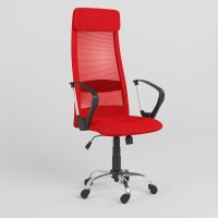 Кресло офисное поворотное Новый Стиль FRANK GTP TILT CHR68 P OH-6 C-16 (Красный) (NWS-123672)