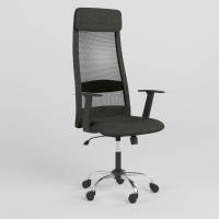 Крісло офісне поворотне Новий Стиль FRANK GTR ANYFIX (WS-122) CHR68 P OH-14 C-73 (Сірий) (NWS-123742)