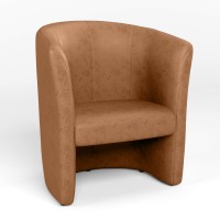 М'яке офісне крісло Новий Стиль CLUB ECO-13 (Коричневий) (NWS-122743)