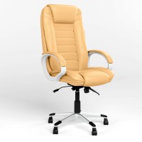 Кресло руководителя поворотное Новый Стиль DAKAR (ANYFIX) ECO-01 (Бежевый) (NWS-125623)