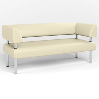 Диван офісний Новий Стиль OFFICE ECO-07 (Світло-бежевий) (NWS-122813)