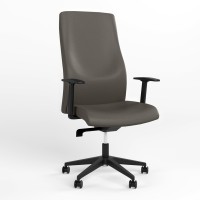 Крісло офісне поворотне Новий Стиль SOLO R BLACK (ABS) SFB PL70 ECO-70 (Сірий) (NWS-132231)