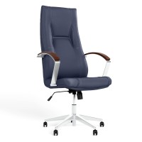 Крісло офісне поворотне Новий Стиль KING STEEL TILT AL70 P ECO-22 (Синій) (NWS-126404)
