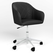 Кресло на роликах поворотное Новый Стиль WESTER GTP ECO-30 (Черный) (NWS-122934)