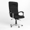 Крісло поворотне GERMES STEEL CHROME (ANYFIX) Micro-A (Чорний) (NWS-126075)