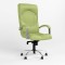 Крісло офісне поворотне Новий Стиль GERMES STEEL CHROME (COMFORT) P ECO-45 (Фісташковий) (NWS-126015)