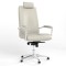 Крісло офісне поворотне Новий Стиль GRAND HR STEEL CHROME MPD AL68 ECO-50 (Білий) (NWS-126235)