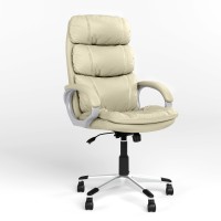 Кресло руководителя поворотное Новый Стиль DOLCE ANYFIX PL35 ECO-07 (Светло-бежевый) (NWS-125746)