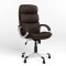 Крісло керівника поворотне Новий Стиль DOLCE TILT PL35 ECO-31 (Темно-коричневий) (NWS-125766)