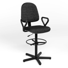 Крісло офісне поворотне Новий Стиль REGAL GTP NEW RING BASE STOPKI PM60 C-11 (Чорний) (NWS-132092)