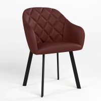 Обідній стілець Новий Стиль WESTER NXL BLACK (BOX-1) ECO-28 (Бордовий) (NWS-123059)