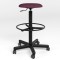 Стілець офісний Новий Стиль STOOL GTS RING BASE STOPKI PM60 P C-29 (Вишневий) (NWS-122210)