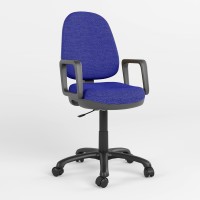 Кресло операторское поворотное Новый Стиль COMFORT GTP P C-6 (Синий) (NWS-123311)