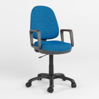 Кресло операторское поворотное Новый Стиль COMFORT GTP C-81 (Голубой) (NWS-123331)