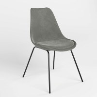 Стул обеденный Новый Стиль ASTI 4AL SOFT BLACK (BOX-1) PUMA-03 (Светло-серый) (NWS-127342)