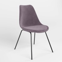 Стул обеденный Новый Стиль ASTI 4AL SOFT BLACK (BOX-1) SORO-65 (Фиолетовый) (NWS-127352)