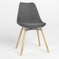 Стул обеденный Новый Стиль ASTI ALU SOFT WOOD (BOX-1) PL-16 (Серый) (NWS-127242)