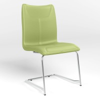 Стул офисный Новый Стиль DESILVA CHROME (BOX-2) ECO-45 (фисташковый) (NWS-127422)
