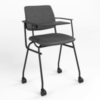 Стул офисный Новый Стиль ISIT ARM BLACK T RMH (BOX-2) C-73 (Серый) (NWS-128112)