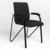 Стул для посетителей Новый Стиль SAMBA BLACK (S) ZT-25 (Черный) (NWS-129202)