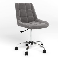 Кресло на роликах Новый Стиль NICOLE GTS (J) CHR61 SQR SORO-93 (Серый) (NWS-122054)